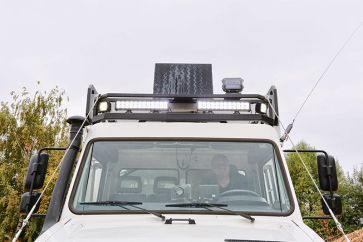 Автодом на базе Унимог. Фото Экстерьера Unimog