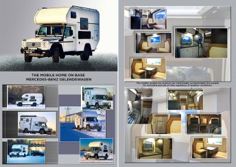 Модельный ряд внедорожных высокотехнологичных автодомов (домов на колесах)
